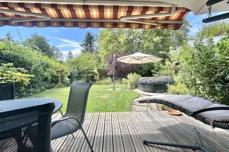 Magnificent garden level in Veyrier