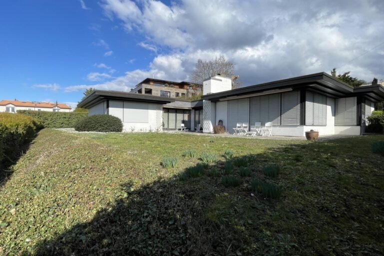 Architect-designed house with lake view