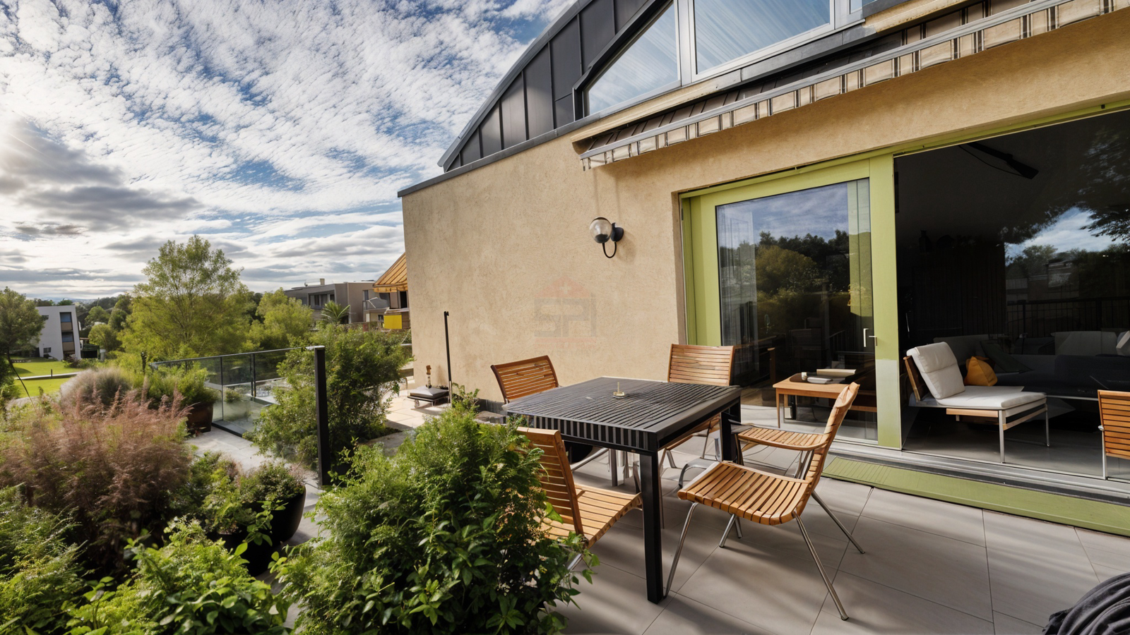 EXCLUSIVITÉ Attique d’exception de 152 m² PPE avec terrasse panoramique au centre de Vésenaz