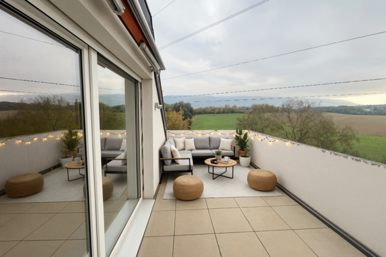 3 room penthouse of 91m2 PPE in a quiet area with open views 3 room penthouse of 91m2 PPE in a quiet area with open views