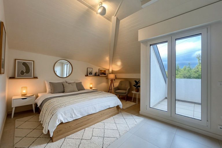 3 room penthouse of 91m2 PPE in a quiet area with open views 3 room penthouse of 91m2 PPE in a quiet area with open views