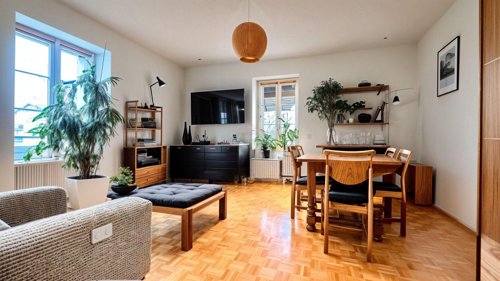 Charmant appartement 3 pièces traversant de 76 m² au calme