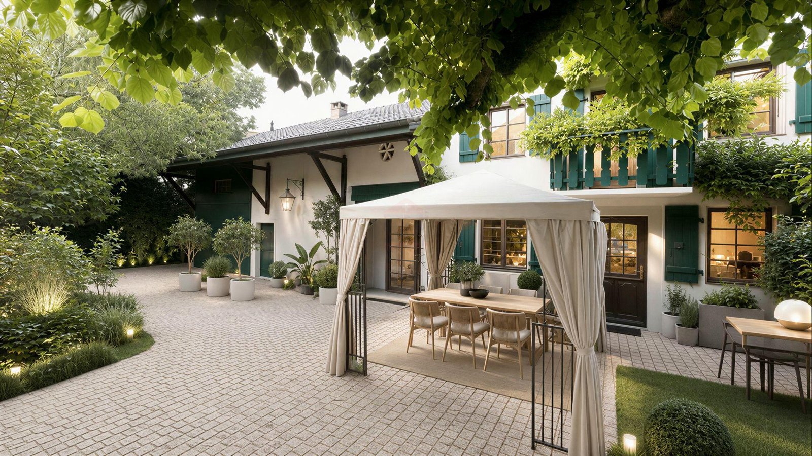 Authentique demeure villageoise de 8,5 pièces avec jardin arboré