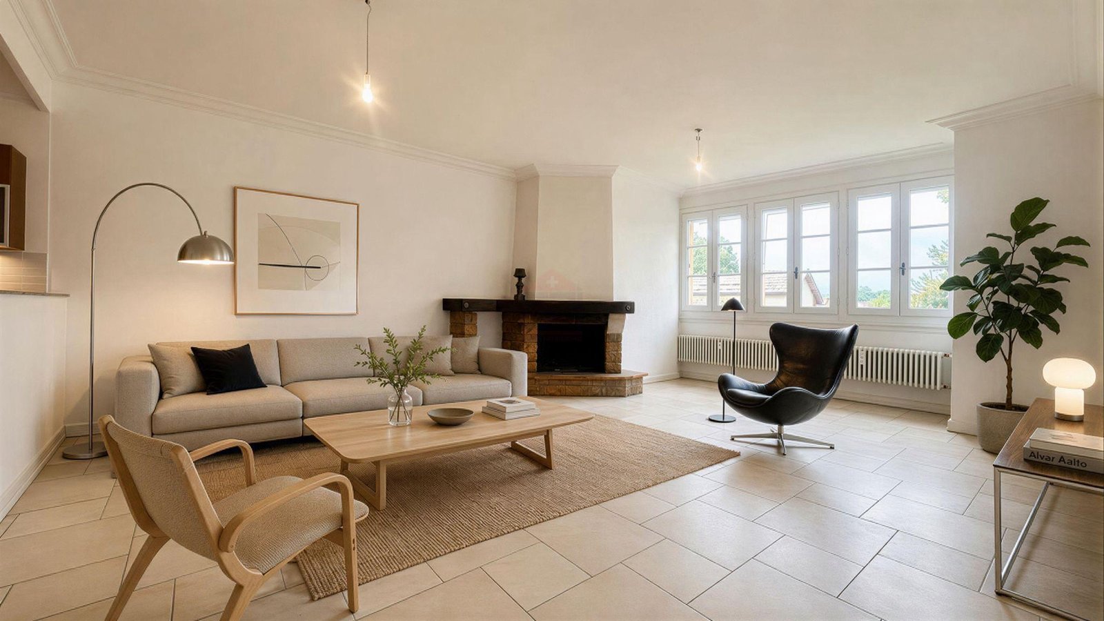 Duplex de 7,5 pièces d’exception au sein du Château Barillet, Art de vivre entre vignes et Genève