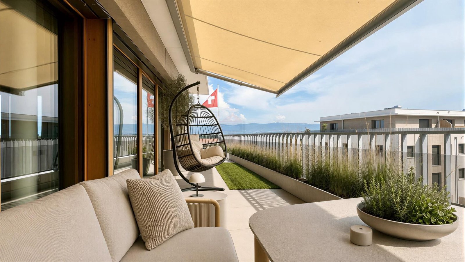 CASATAX – Magnifique attique de 3 pièces avec terrasse périphérique