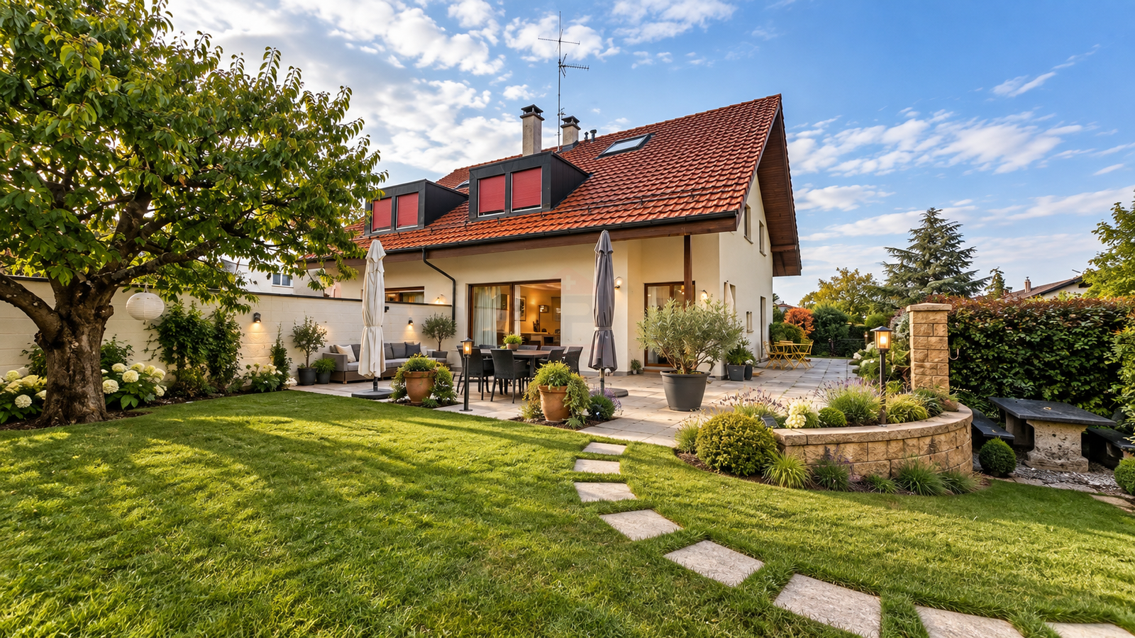 Bernex | Ensemble immobilier de deux villas indépendantes sur parcelle de + 1&rsquo;000 m²